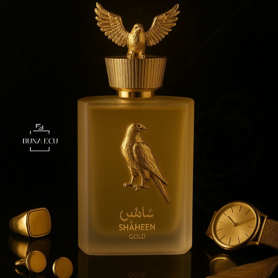Shaheen Gold Lattafa - 100 ml + Perfumero gratis